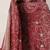 brown bandhani ready to wear bagru saree