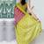 Maroon ethnic motifs printed designer ikat saree