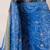 Blue ethnic motifs ready to wear bagru saree