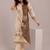 women floral printed regular kurta with trousers