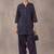 women ethnic motifs printed regular cotton kurti with farshi salwar