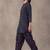 women ethnic motifs printed regular cotton kurti with farshi salwar