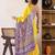 Yellow bandhani ready to wear bagru saree