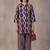 women printed regular cotton kurti with farshi salwar