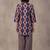 women printed regular cotton kurti with farshi salwar