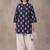 women floral printed regular cotton kurta with farshi salwar