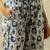 women printed regular cotton kurta with trousers