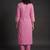 women ethnic motifs embroidered regular thread work kurta with trousers