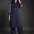 women ethnic motifs embroidered regular thread work kurta with palazzos