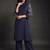 women ethnic motifs embroidered regular thread work kurta with palazzos