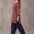 women paisley printed regular cotton kurti with farshi salwar
