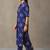 women printed regular cotton kurta with palazzos