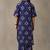 women printed regular cotton kurta with palazzos