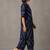 women printed regular cotton kurta with trousers