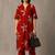 women floral printed regular cotton kurta with trousers