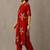 women floral printed regular cotton kurta with trousers