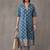 women ethnic motifs printed regular cotton kurta with trousers
