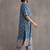 women ethnic motifs printed regular cotton kurta with trousers