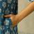 women ethnic motifs printed regular cotton kurta with trousers