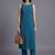 women regular beads and stones kurta with trousers