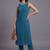 women regular beads and stones kurta with trousers