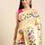 white woven design zari silk blend paithani saree