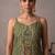 women ethnic motifs embroidered regular mirror work kurta with trousers