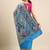 blue woven design zari silk blend paithani saree