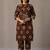 women floral printed regular cotton kurta with trousers