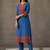 women ethnic motifs printed regular kurta with trousers