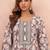 women floral printed regular thread work kurta with trousers