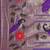 purple woven design zari silk blend paithani saree