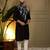 Black viscose silk embroidery sequence work premium designer kurta pajama