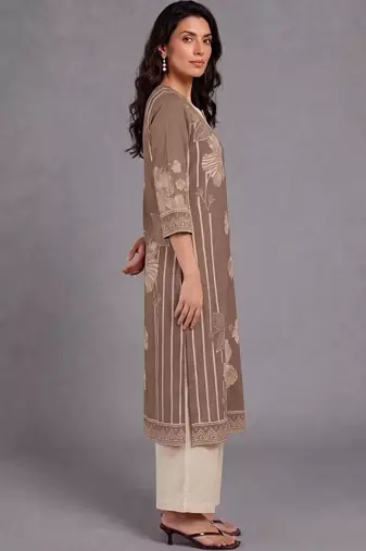 women floral printed regular kurta with palazzos