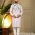 Light pink viscose silk embroidery sequence work premium designer only kurta