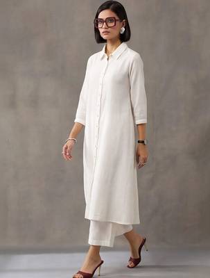 women regular cotton kurta with palazzos 1