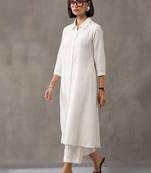 women regular cotton kurta with palazzos