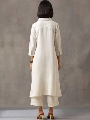 women regular cotton kurta with palazzos 3