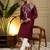 Maroon viscose silk embroidery sequence work premium designer only kurta