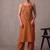 women ethnic motifs embroidered regular thread work kurta with trousers