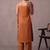 women ethnic motifs embroidered regular thread work kurta with trousers