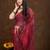 maroon women sarees