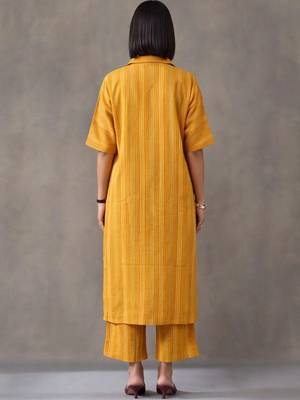 women printed regular cotton kurta with palazzos 3