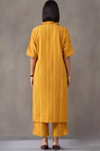 women printed regular cotton kurta with palazzos