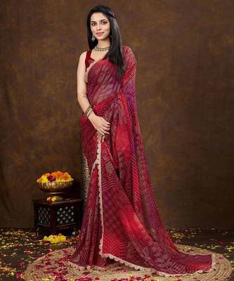 maroon women sarees 3