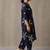 women floral printed regular cotton kurta with trousers