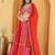 Multicoloured Zari And Sequins Embroidered Georgette Lehenga Set