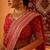 Red Viscose Dupion Silk Heavy Hand Embroidered Lehenga Set