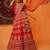 Red Viscose Dupion Silk Heavy Hand Embroidered Lehenga Set