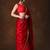 red beads and stones pure chiffon saree